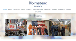 Desktop Screenshot of holmstead.org