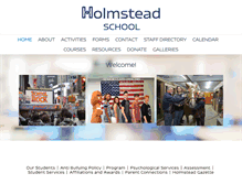 Tablet Screenshot of holmstead.org